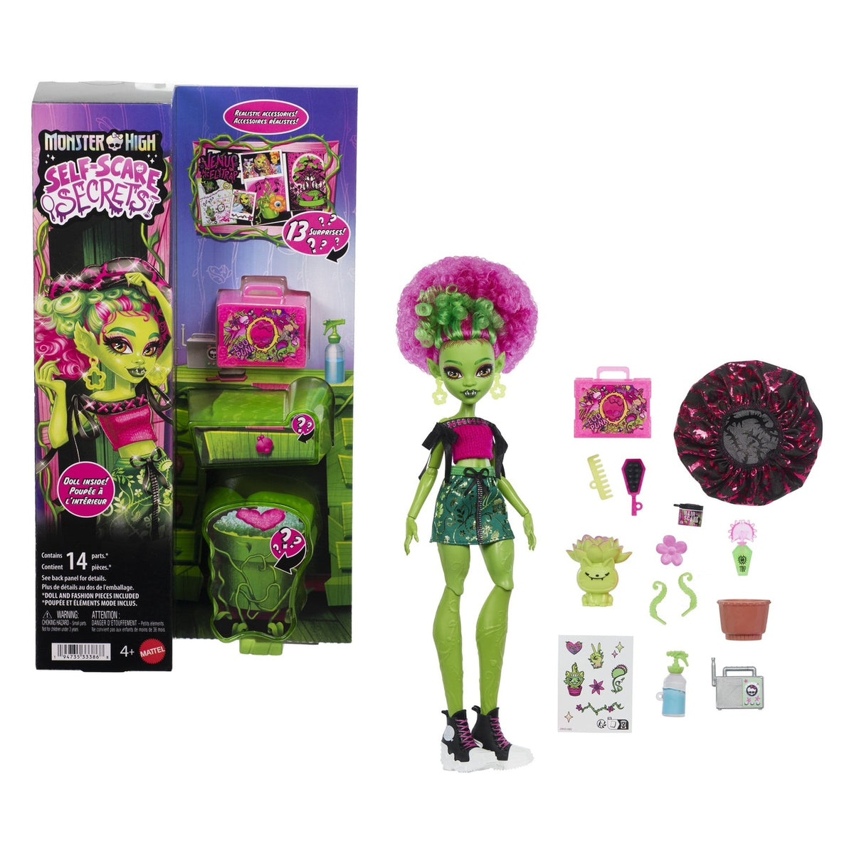 Image produit Monster High Poupée Self-Scare Secrets Venus McFlytrap