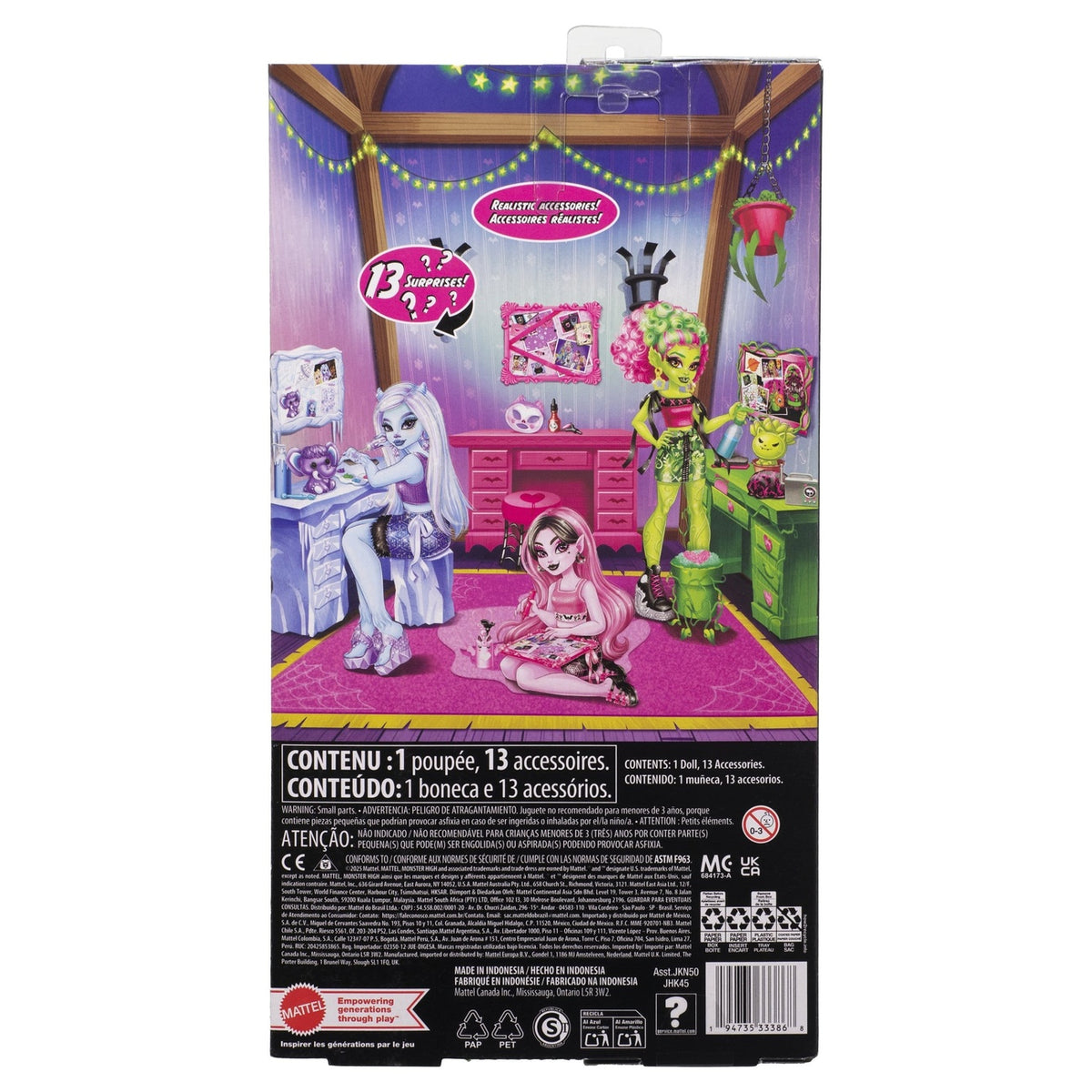Image produit Monster High Poupée Self-Scare Secrets Venus McFlytrap