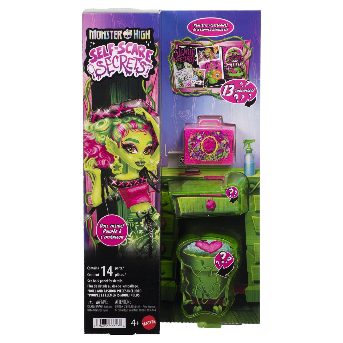 Image produit Monster High Poupée Self-Scare Secrets Venus McFlytrap
