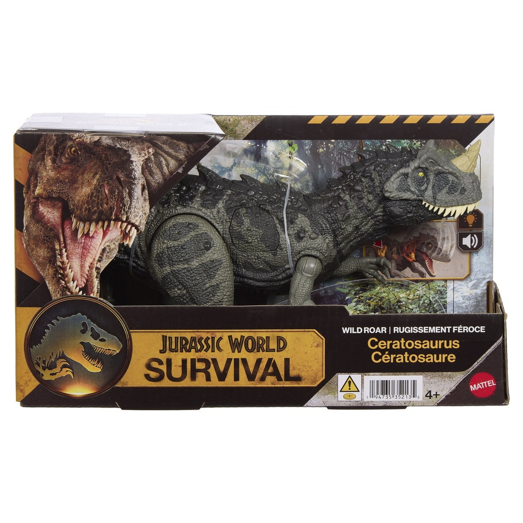 Productafbeelding Jurassic World: Survival actiefiguur Wild Roar Ceratosaurus