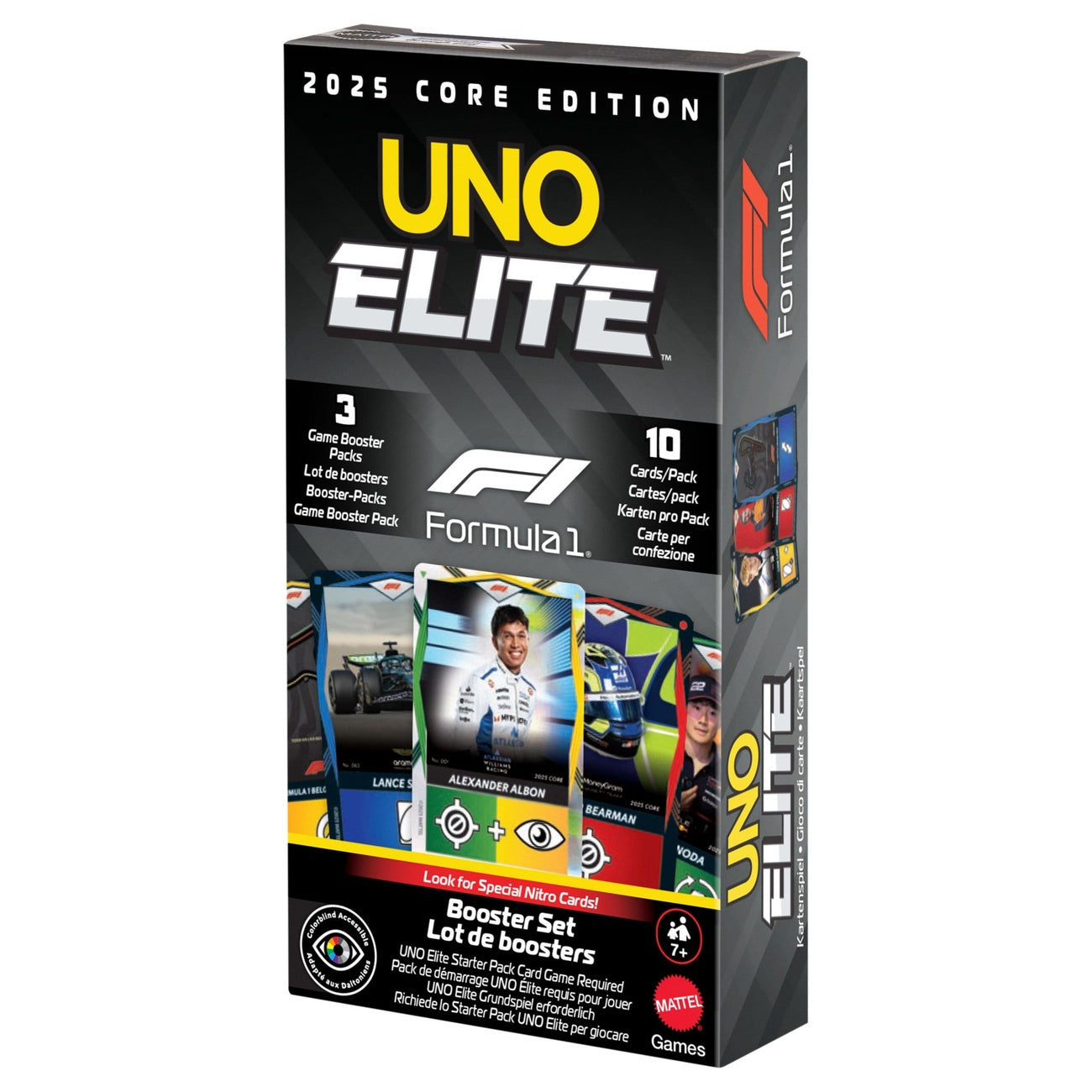 Image produit Formula 1 UNO Jeu de cartes Elite F1 Booster Set