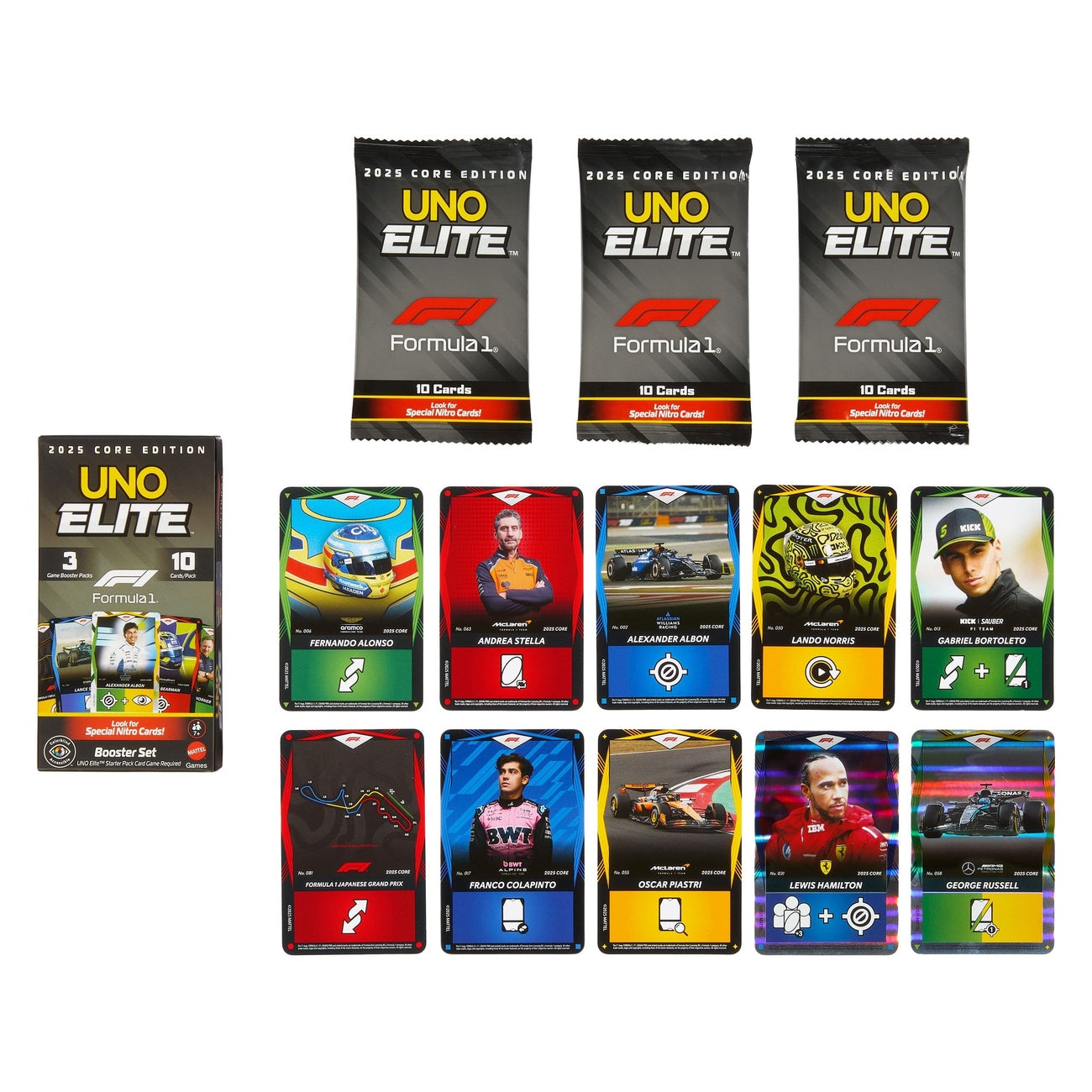 Productafbeelding Formula 1 UNO Kaartspel Elite F1 Booster Set