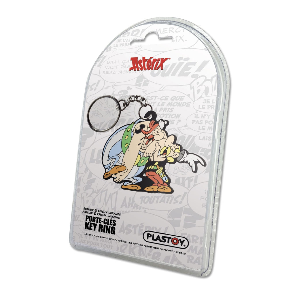 Image produit Astérix Porte-clés Astérix & Obélix Riant 9 cm