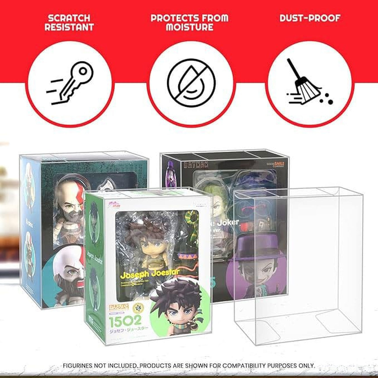 Produktbild PET Gehäuse 10er-Pack für Nendoroid Actionfiguren