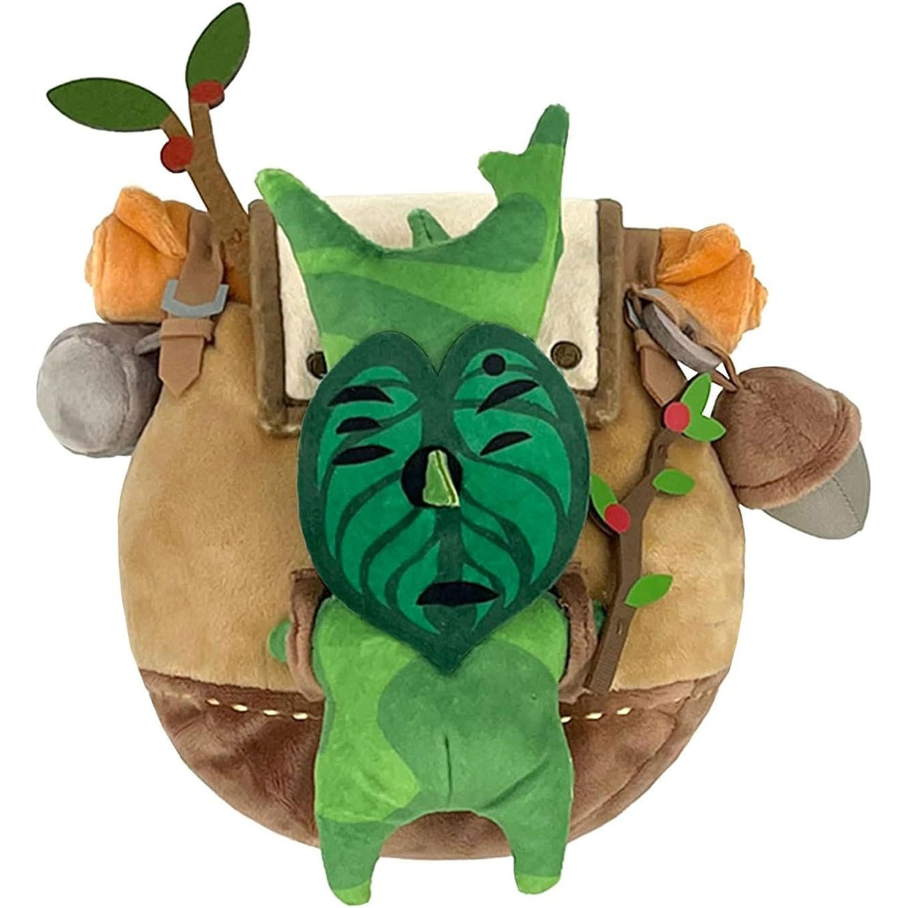 Image produit The Legend of Zelda: Tears of the Kingdom Peluche ZP04 Korogu avec Sac à dos Marron 17 cm