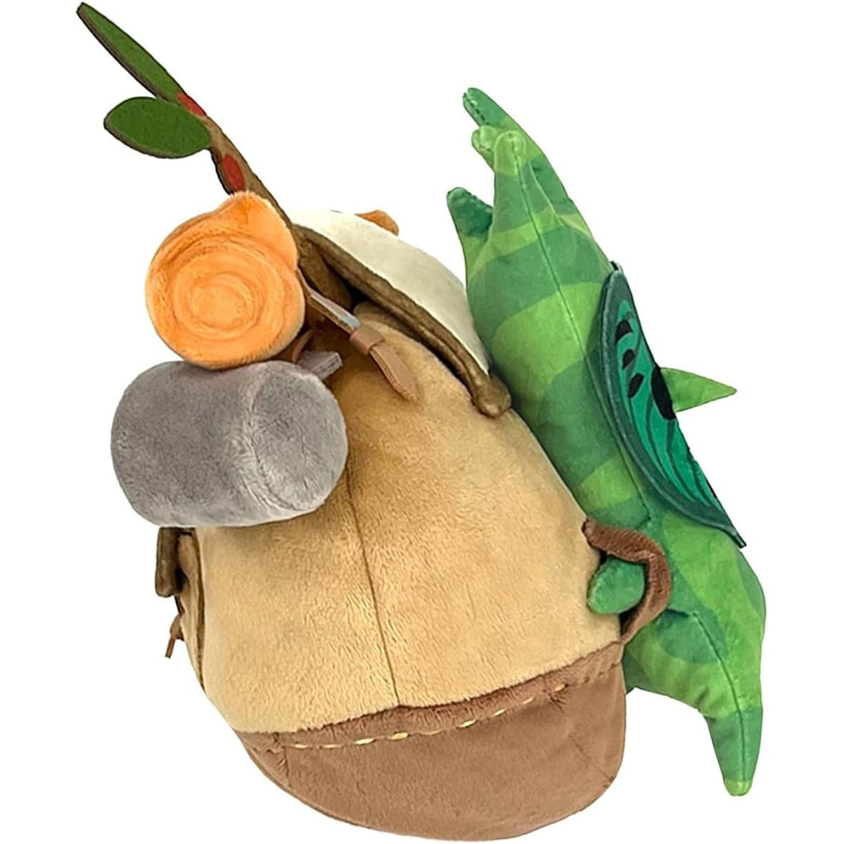 Image produit The Legend of Zelda: Tears of the Kingdom Peluche ZP04 Korogu avec Sac à dos Marron 17 cm