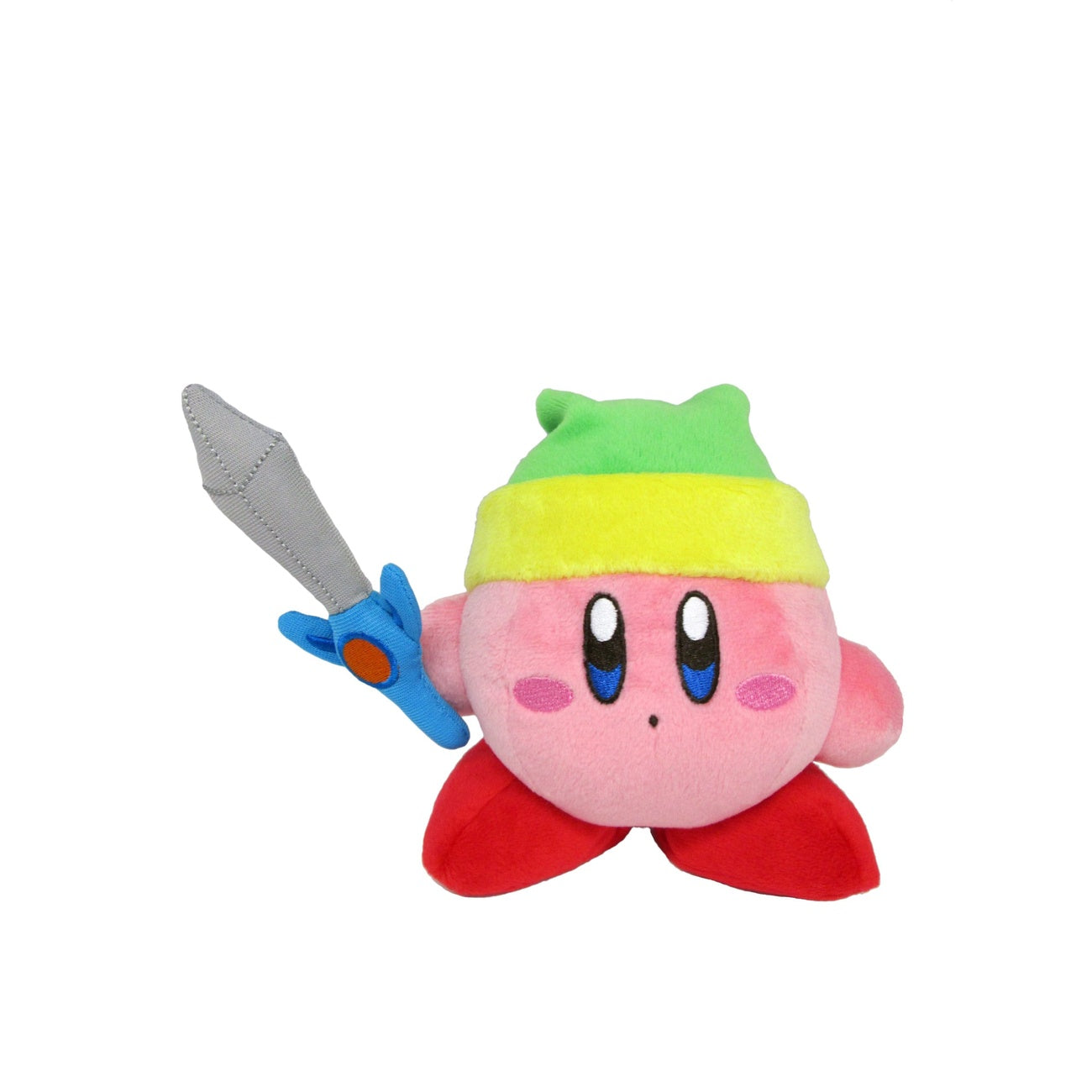 Productafbeelding Kirby knuffelfiguur Kirby met zwaard 12 cm