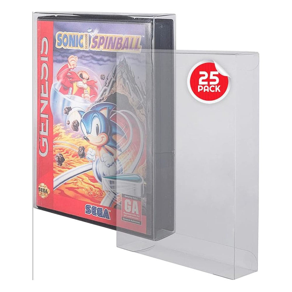 Productafbeelding PET-hoesjes 25-pack voor Sega Genesis-games