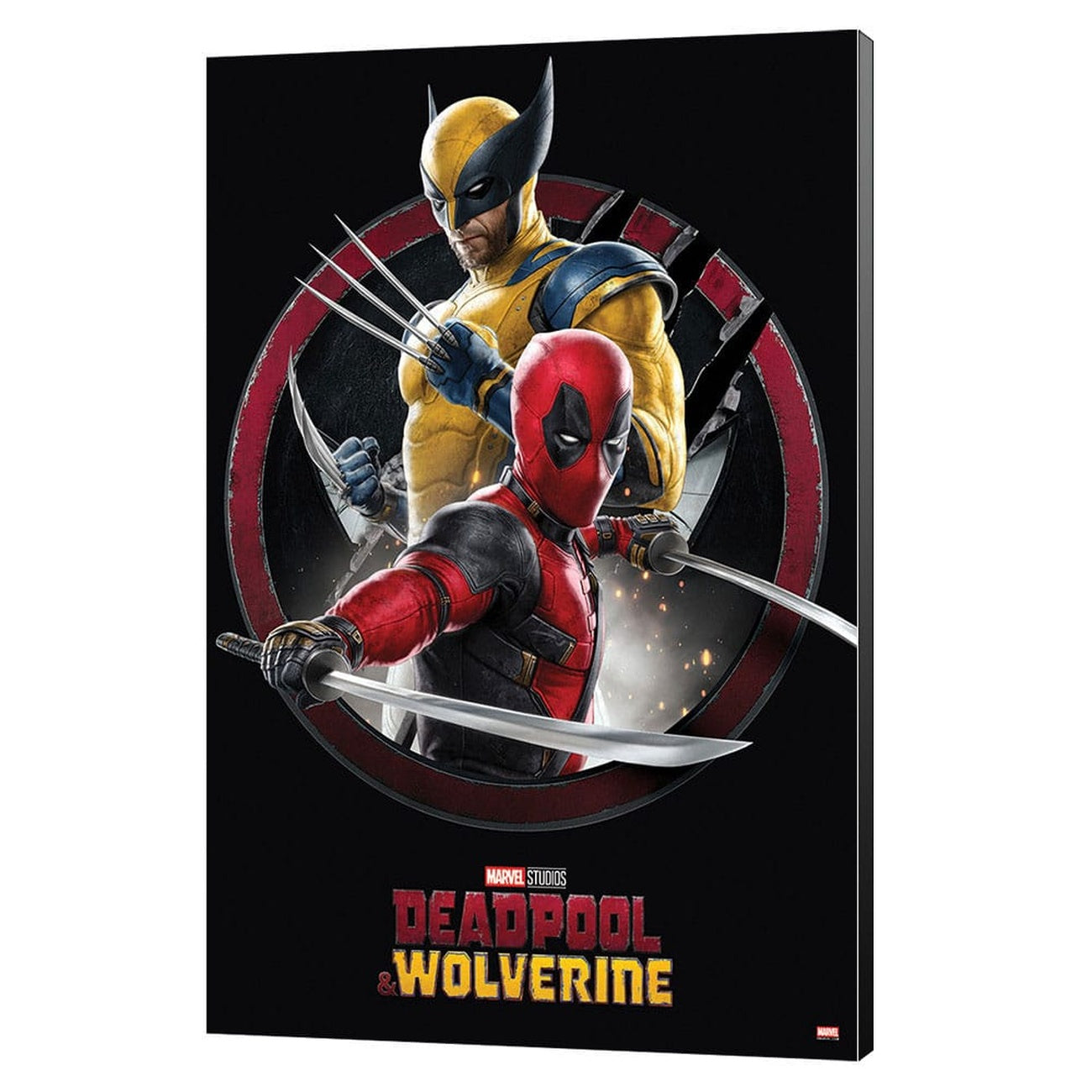 Productafbeelding Marvel Houten print Deadpool & Wolverine 01 Action 35 x 50 cm