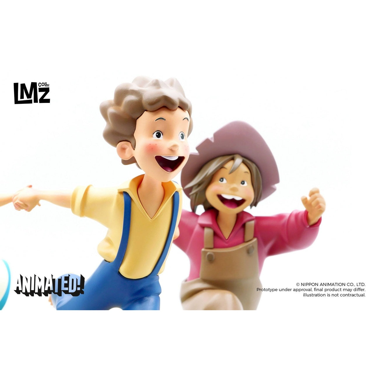 Produktbild Tom Sawyers Abenteuer Animated! Statue Tom, Huck & Becky 23 cm