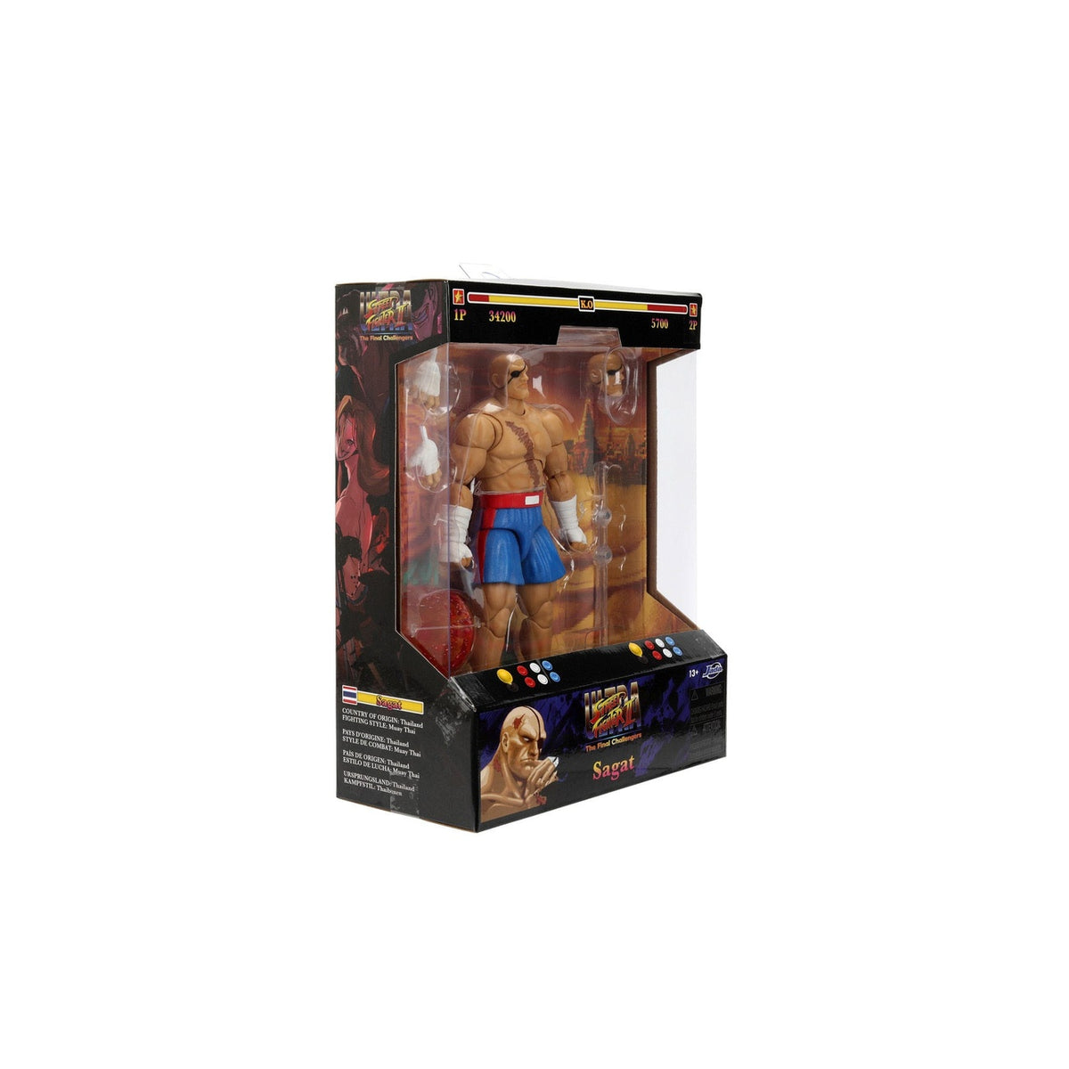 Productafbeelding Ultra Street Fighter II: The Final Challengers Actiefiguur 1/12 Sagat 19 cm