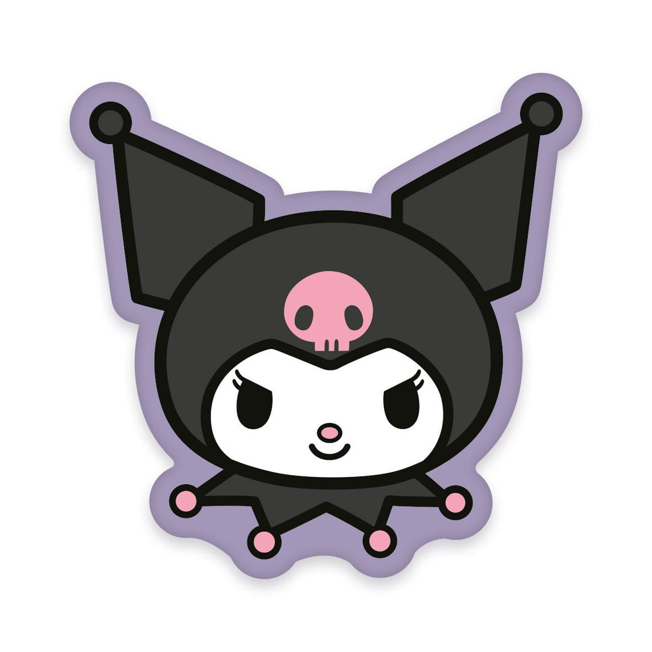 Image produit Coussin déco Sanrio Kuromi Face 36 cm