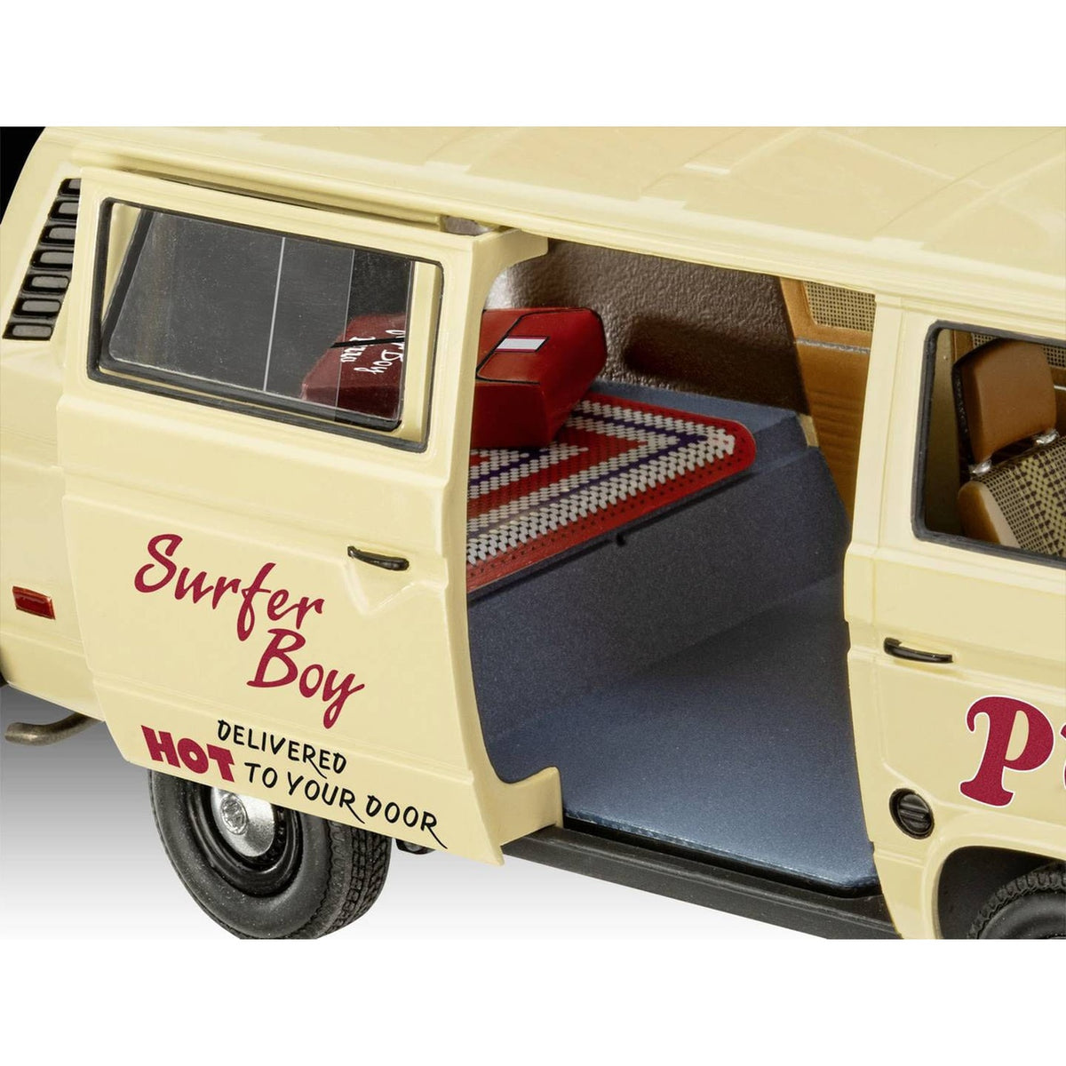 Productafbeelding Stranger Things Modelbouwset 1/25 VW T3 Bus Surfer Boy 19 cm