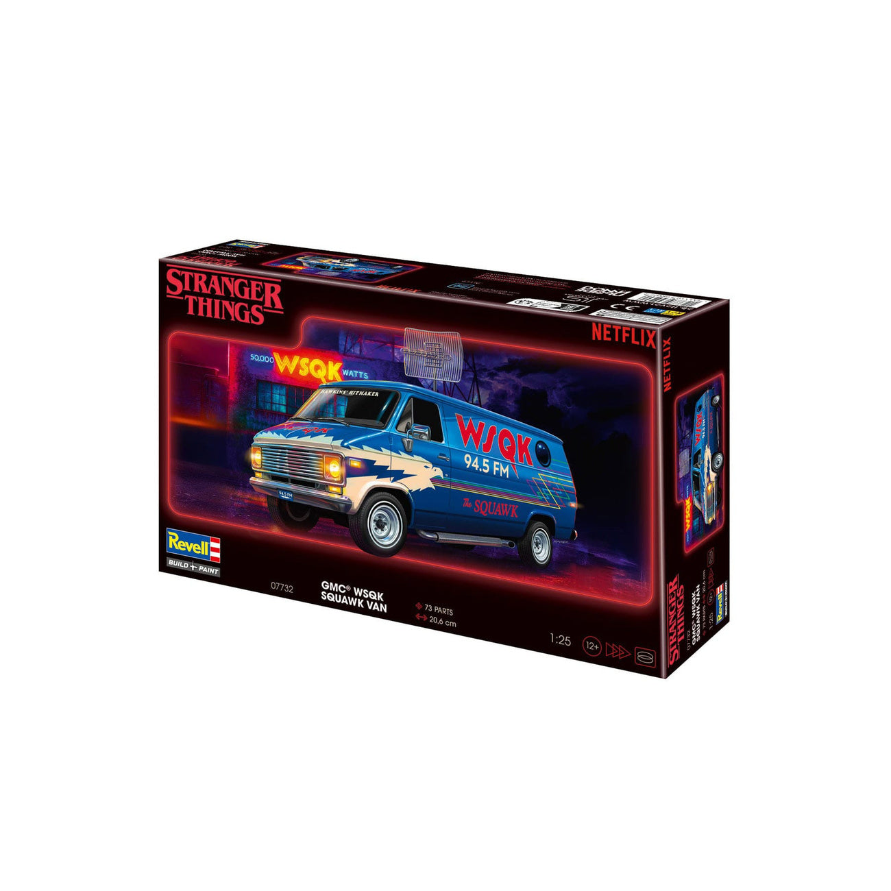 Productafbeelding Stranger Things Modelbouwset 1/25 Squawk Van 21 cm