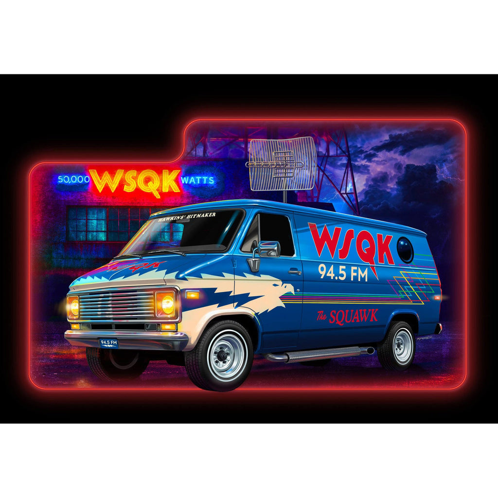 Productafbeelding Stranger Things Modelbouwset 1/25 Squawk Van 21 cm