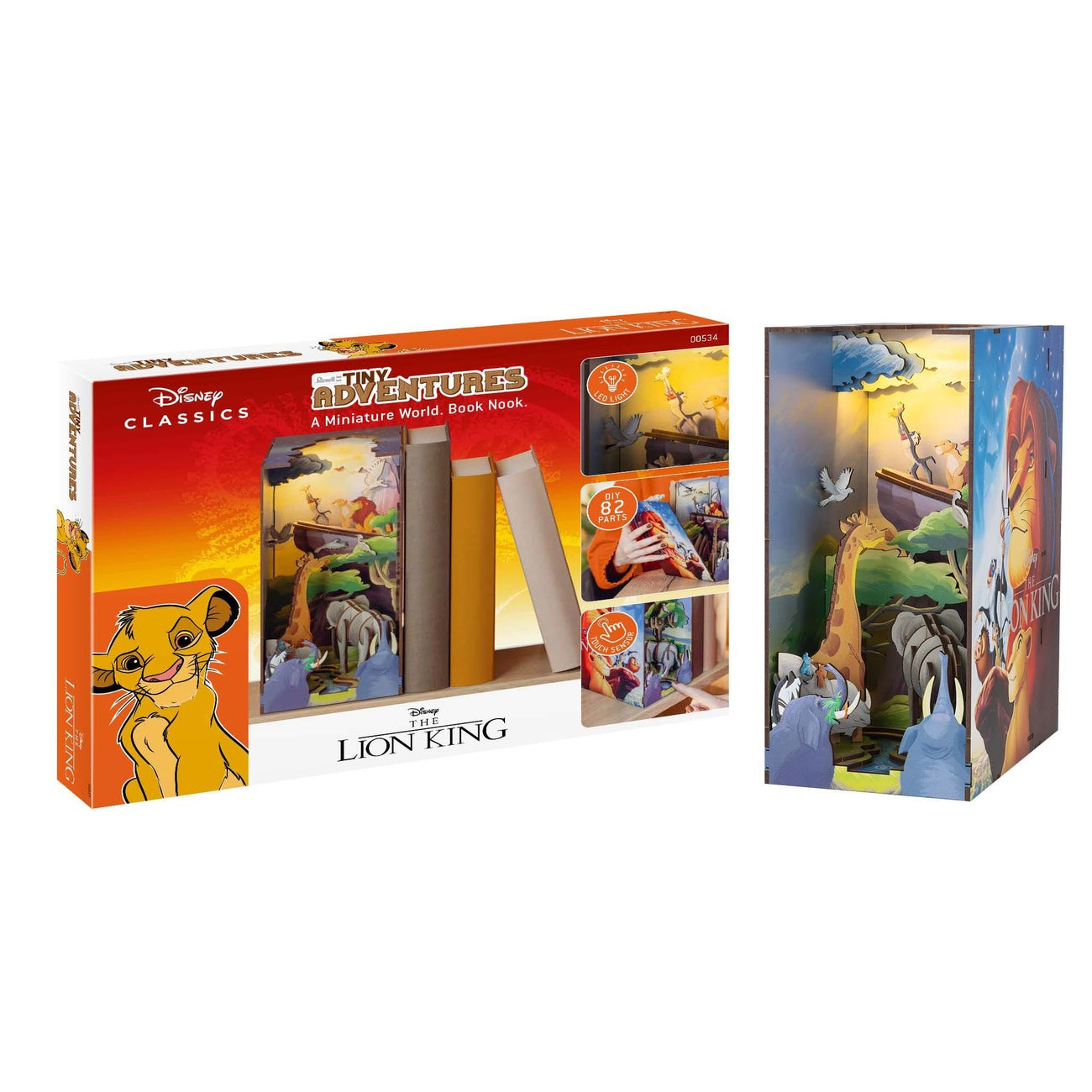 Produktbild Disney Tiny Adventures Book Nook Mini-Diorama Der König der Löwen 23 cm