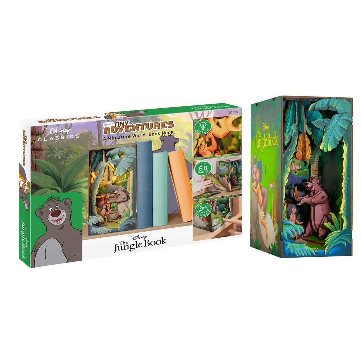 Productafbeelding Disney Tiny Adventures Book Nook Mini-diorama Jungle Boek 23 cm