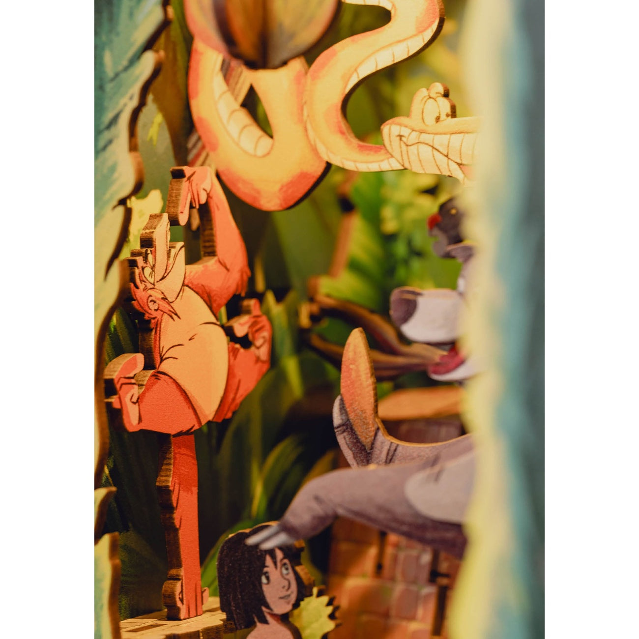 Productafbeelding Disney Tiny Adventures Book Nook Mini-diorama Jungle Boek 23 cm
