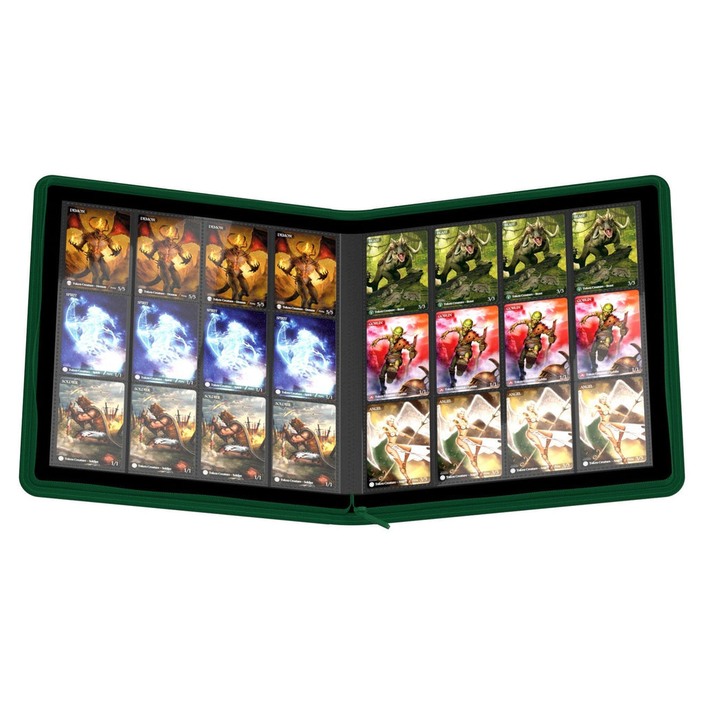 Image produit Ultimate Guard Zipfolio 480 à 24 pochettes Xenoskin - Vert