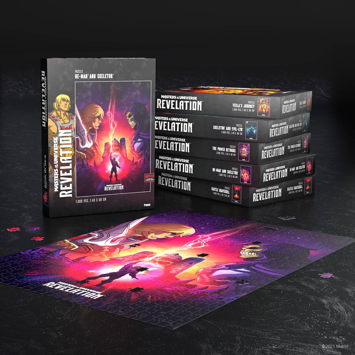 Productafbeelding Masters of the Universe: Revelation™ Puzzel He-Man™ en Skeletor™ (1000 stukjes)