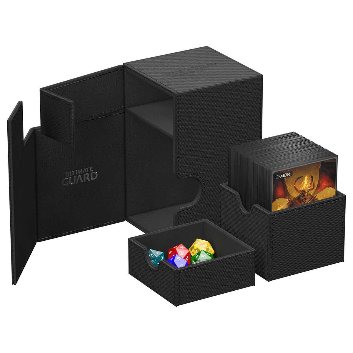 Productafbeelding Ultimate Guard Flip'n'Tray 100+ Xenoskin - Zwart
