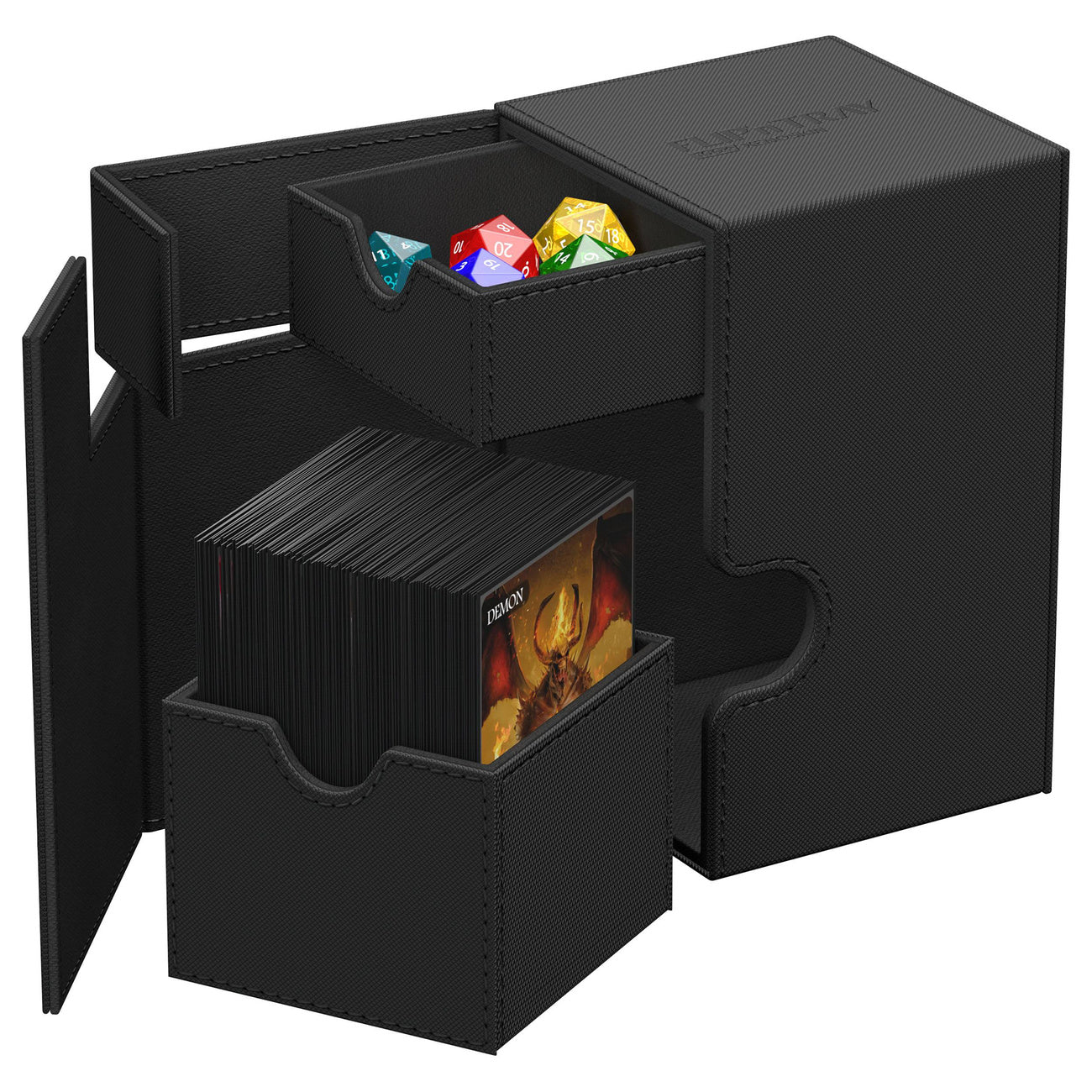 Productafbeelding Ultimate Guard Flip'n'Tray 100+ Xenoskin - Zwart