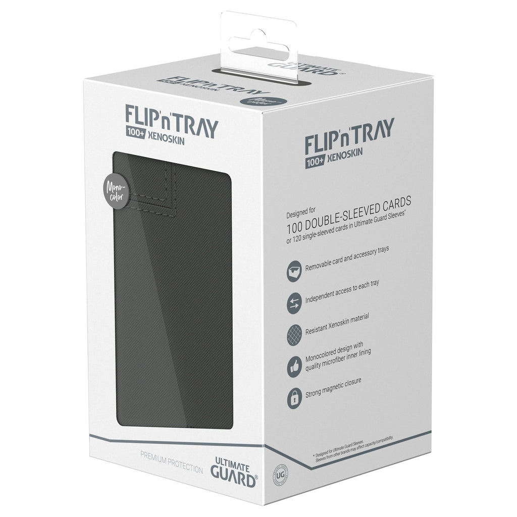 Produktbild Ultimate Guard Flip'n'Tray 100+ Xenoskin - Grey