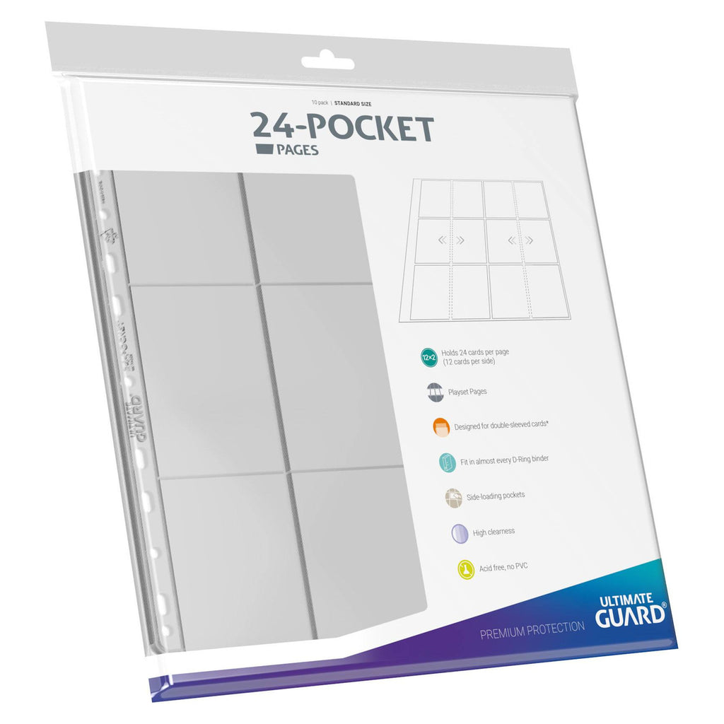 Produktbild Ultimate Guard 24-Pocket QuadRow Pages Side-Loading (10) - Transparent