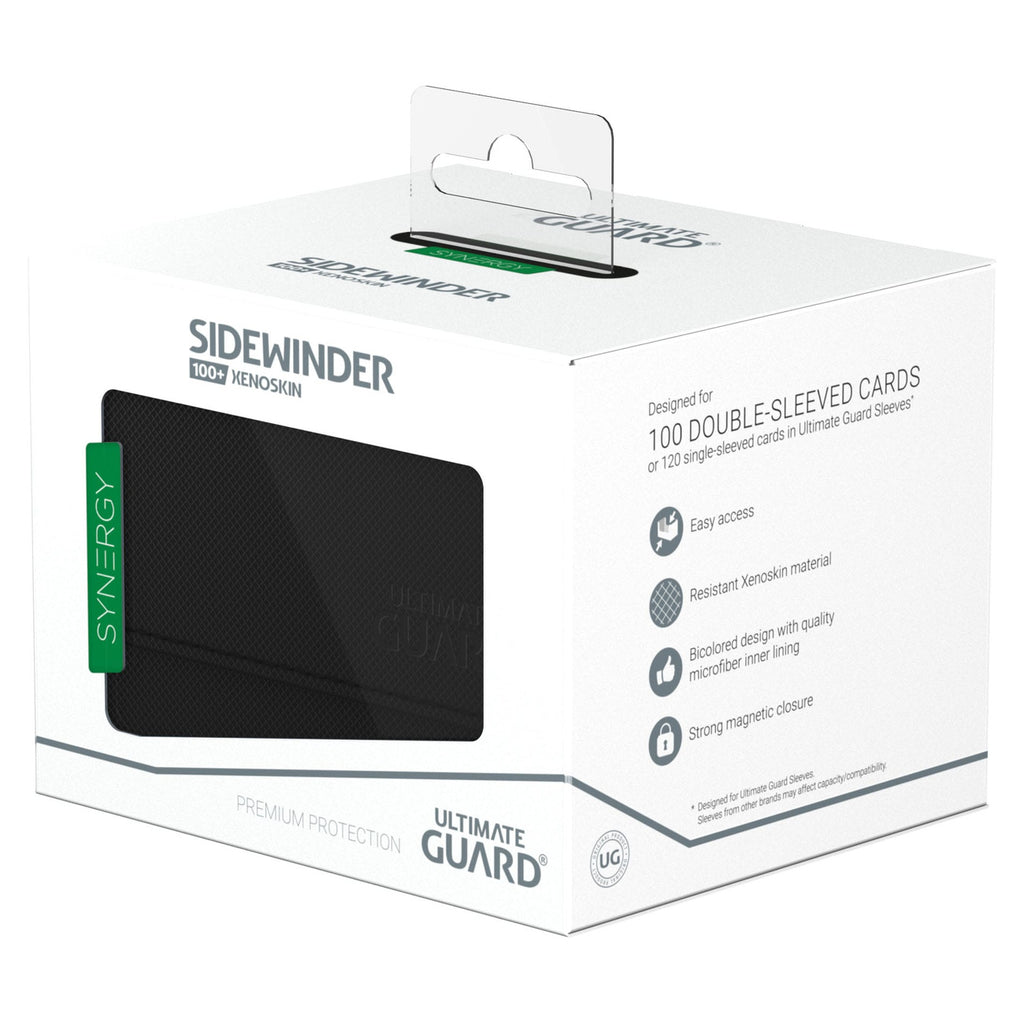 Productafbeelding Ultimate Guard Sidewinder 100+ Xenoskin Synergy - Zwart/Groen