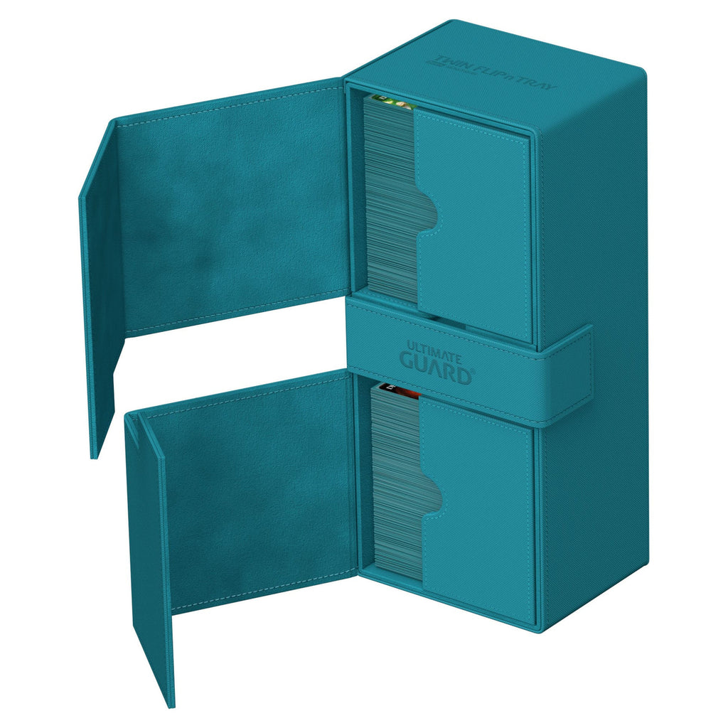 Image produit Ultimate Guard Twin Flip'n'Tray 266+ Xenoskin - Pétrole