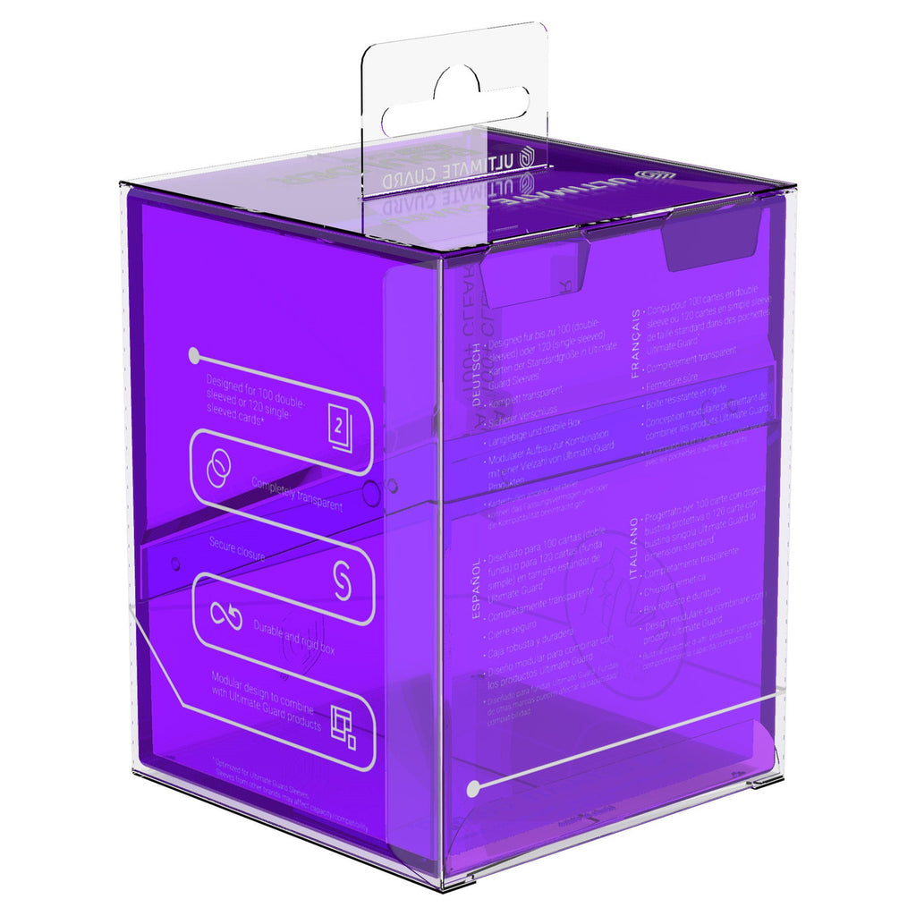Image produit Ultimate Guard Boulder 100+ Transparent - Améthyste