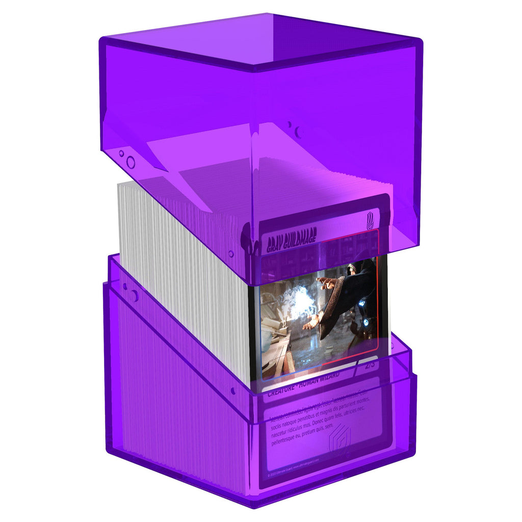 Image produit Ultimate Guard Boulder 100+ Transparent - Améthyste