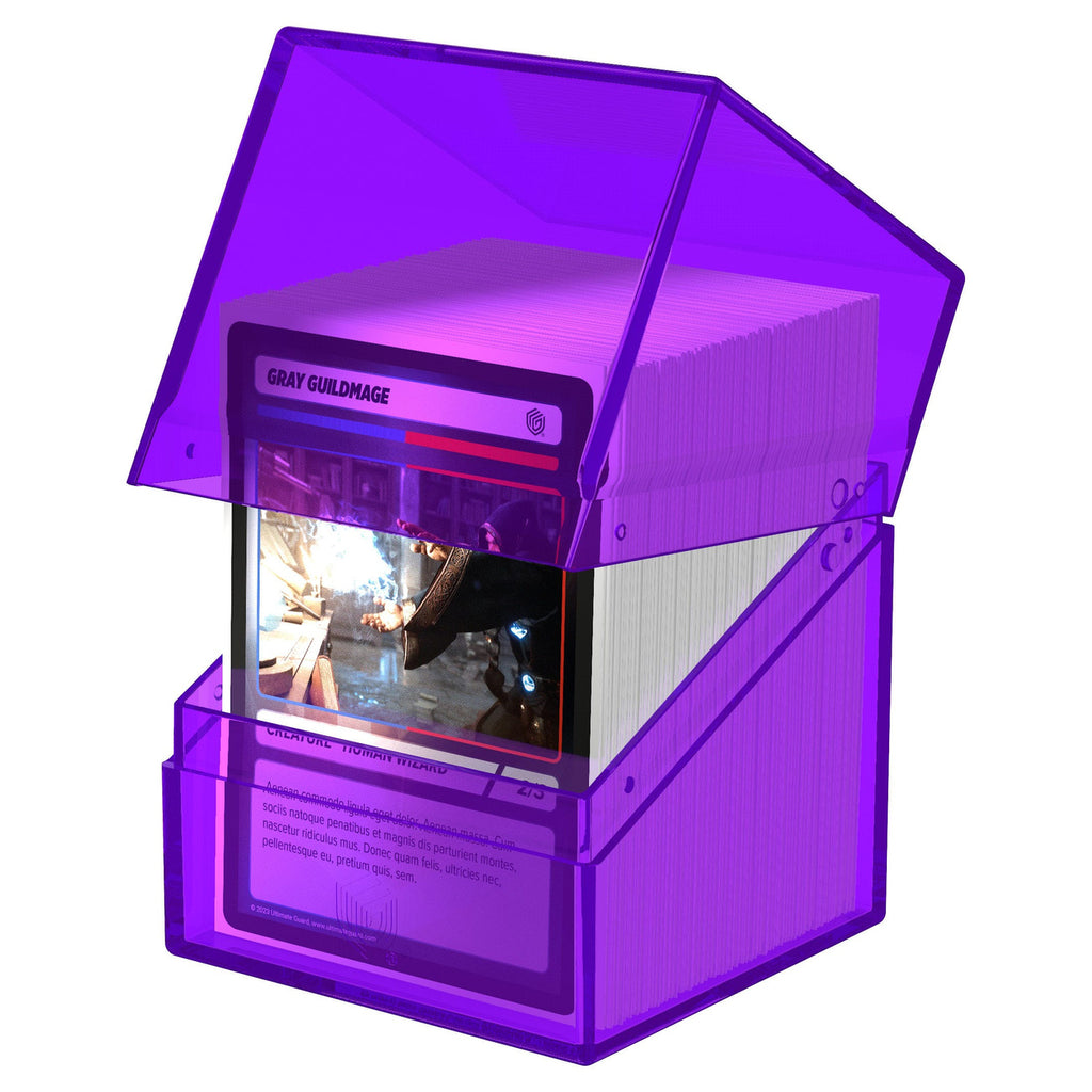 Image produit Ultimate Guard Boulder 100+ Transparent - Améthyste