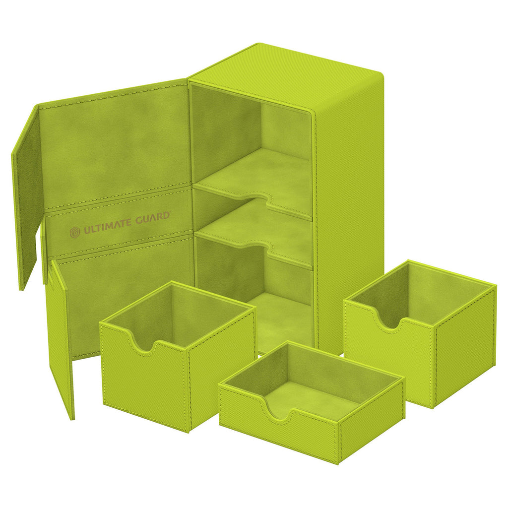 Productafbeelding Ultimate Guard Twin Flip'n'Tray 200+ Xenoskin "Summer Edition 2025" - Lime