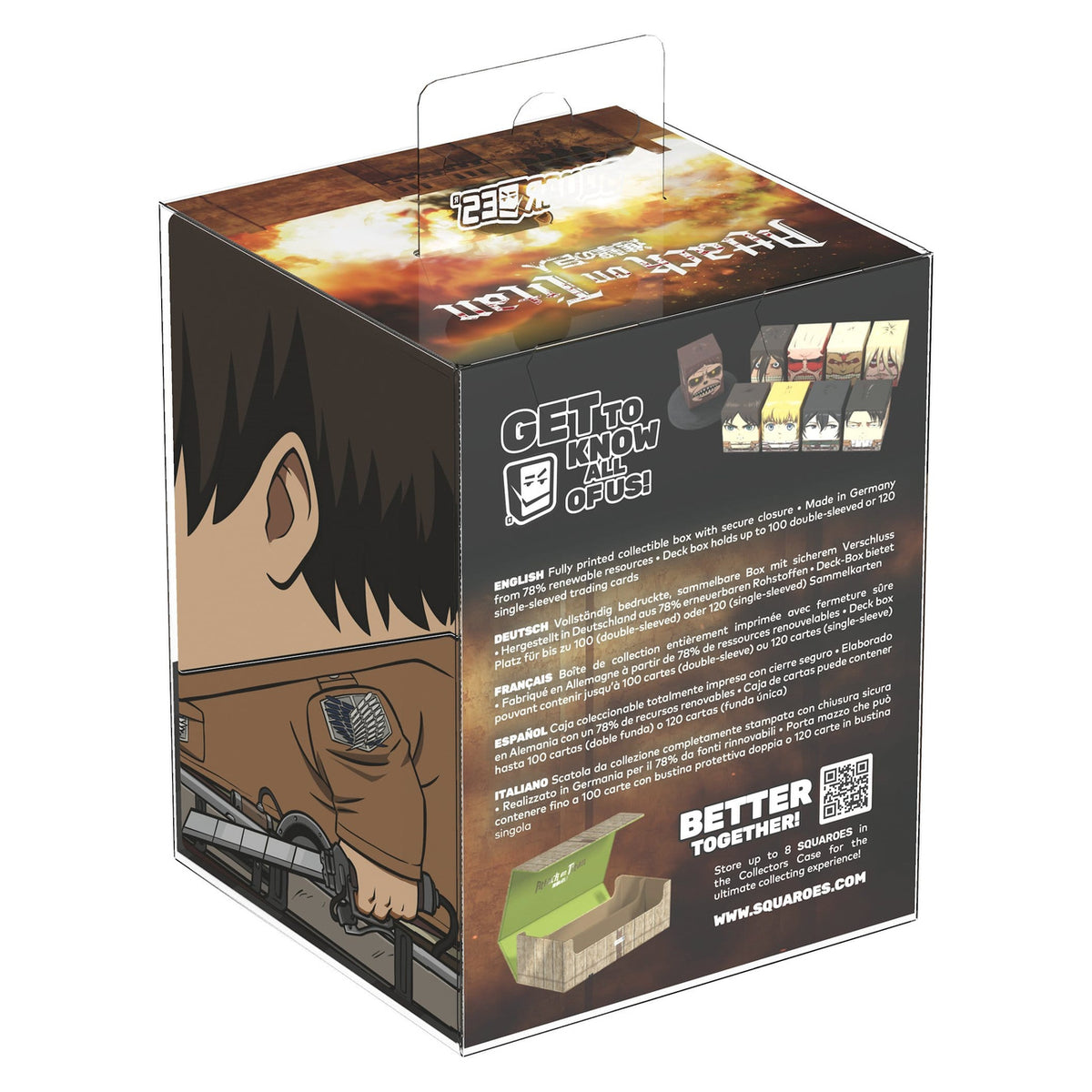 Productafbeelding Squaroes Squaroe Attack on Titan AOT001 - Eren Jaeger
