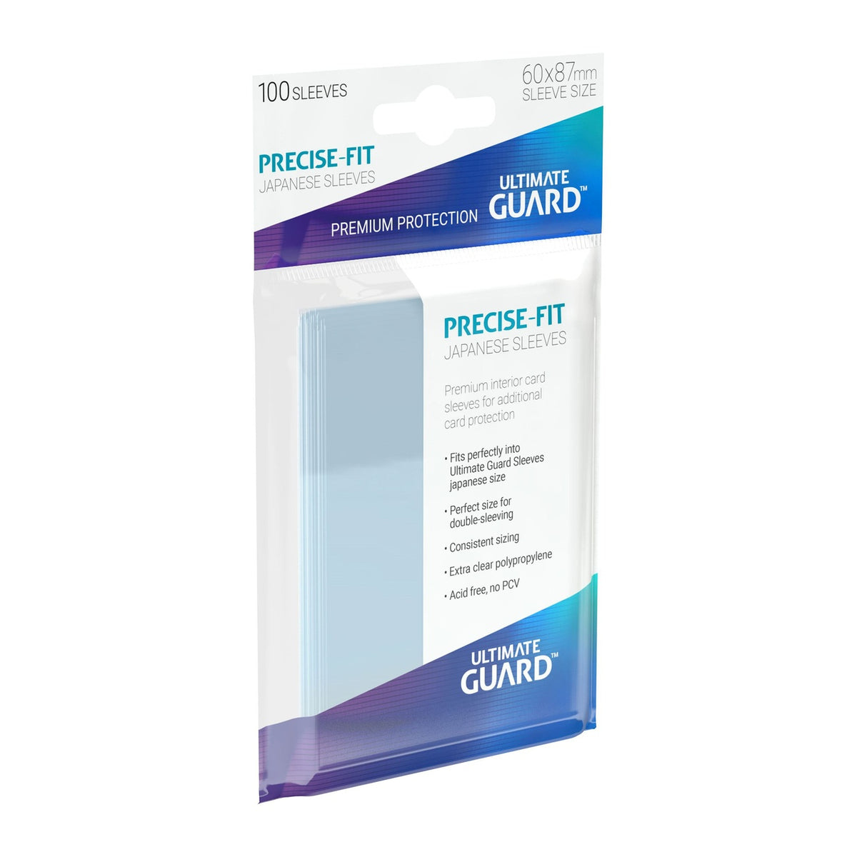 Productafbeelding Ultimate Guard Precise-Fit Sleeves Japans formaat (100)