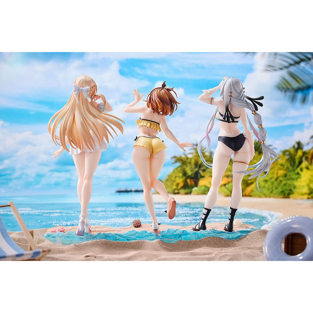 Productafbeelding Atelier Ryza: Ever Darkness & the Secret Hideout PVC Beelden 3-delige set 1/7 Ryza, Klaudia, Lila: Swimsuit Ver.