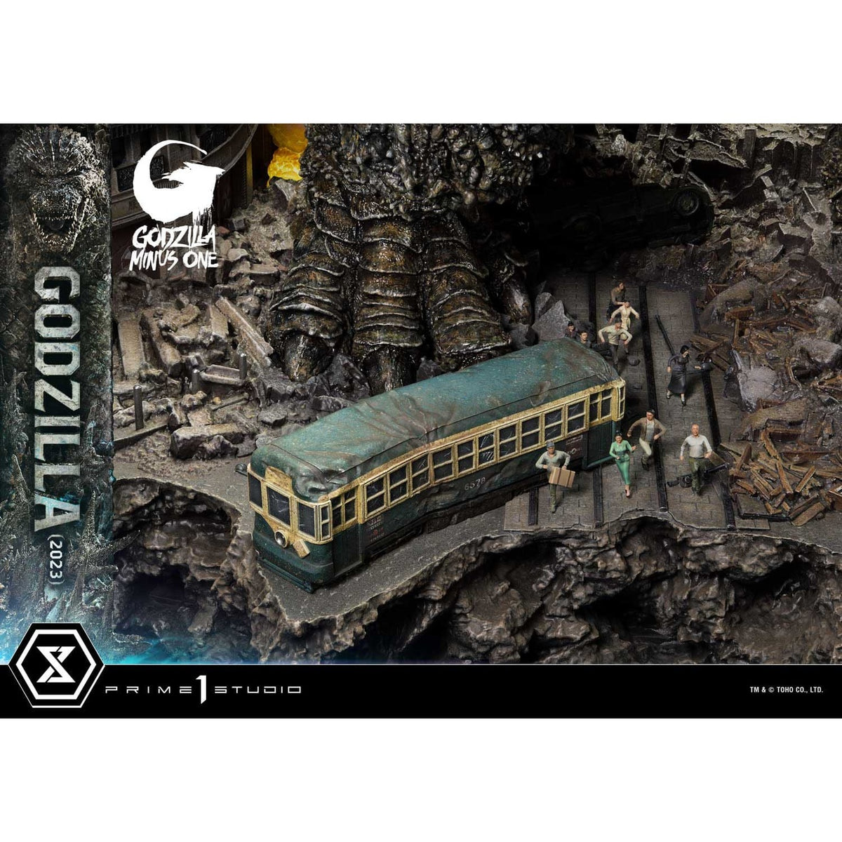 Productafbeelding Godzilla Minus One Diorama Masterline Series Godzilla 2023 Bonus Version 70 cm