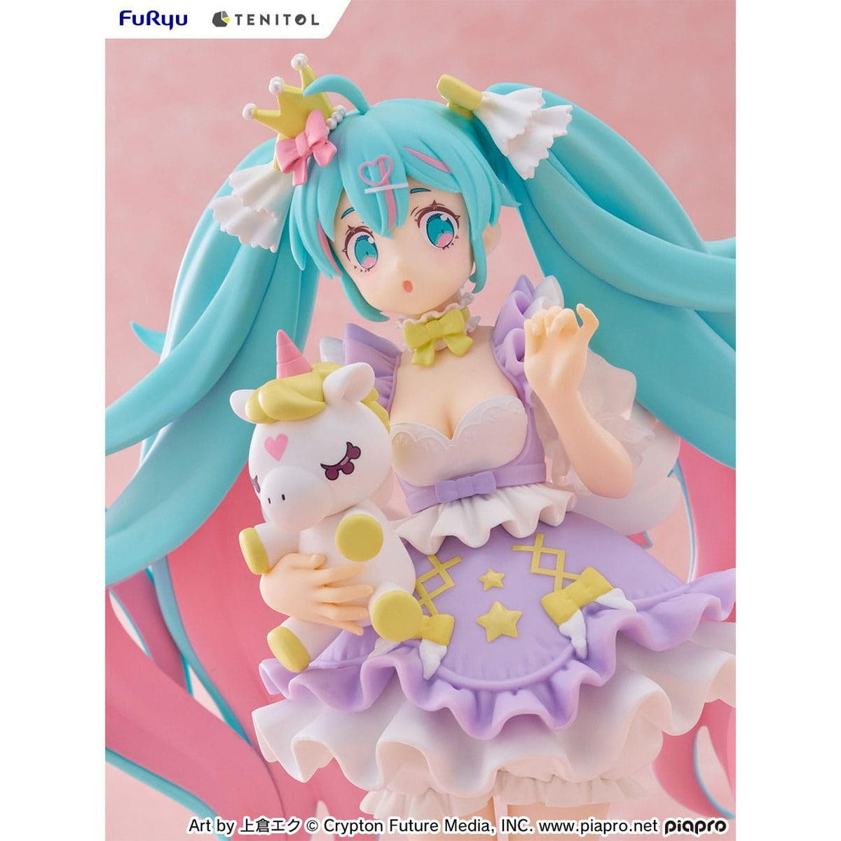 Image produit Statue PVC Hatsune Miku Tenitol Hatsune Miku Yumekawa Princess Version Lavender 21 cm