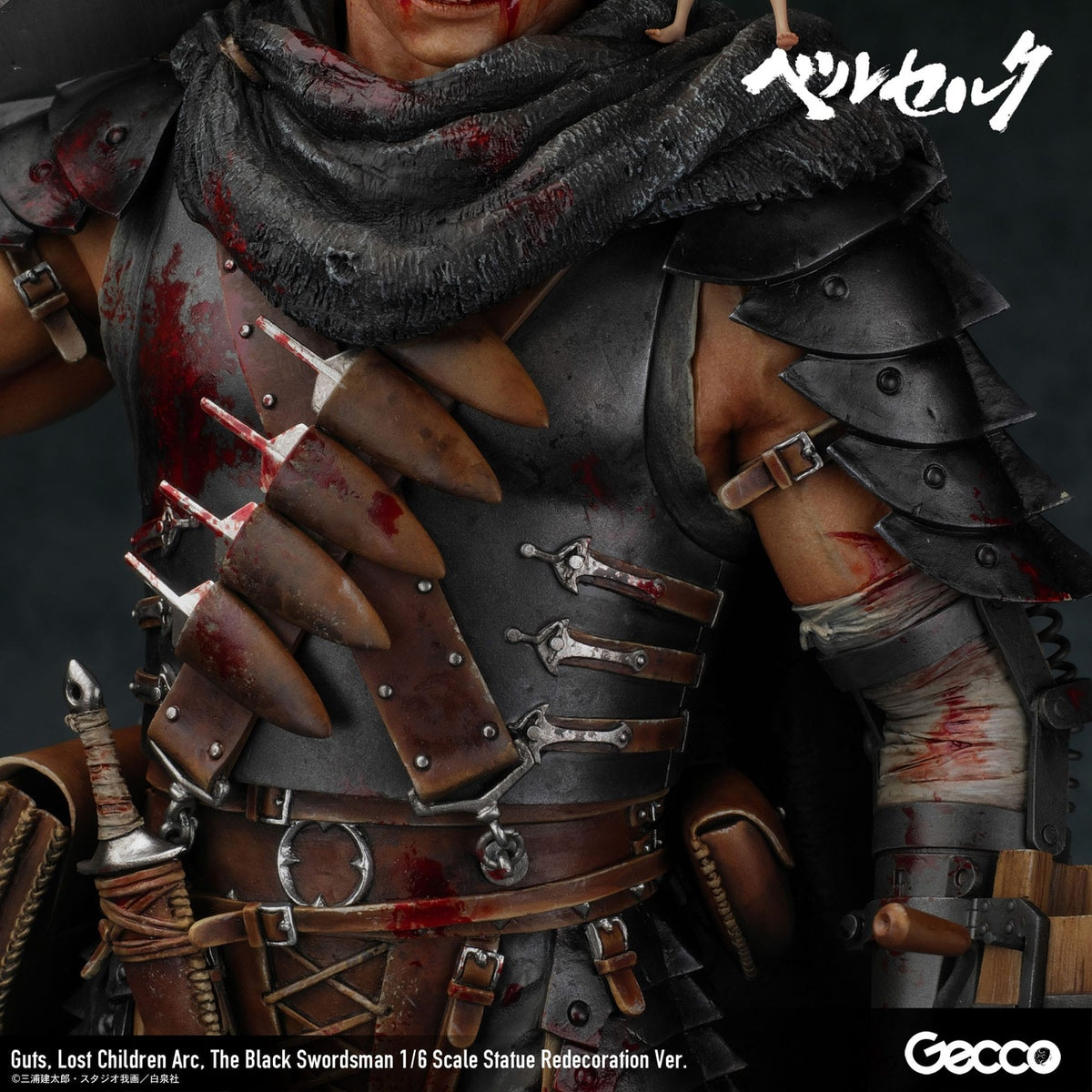 Productafbeelding Berserk Statue 1/6 Guts Lost Children Arc The Black Swordsman Redecoration Ver. 38 cm