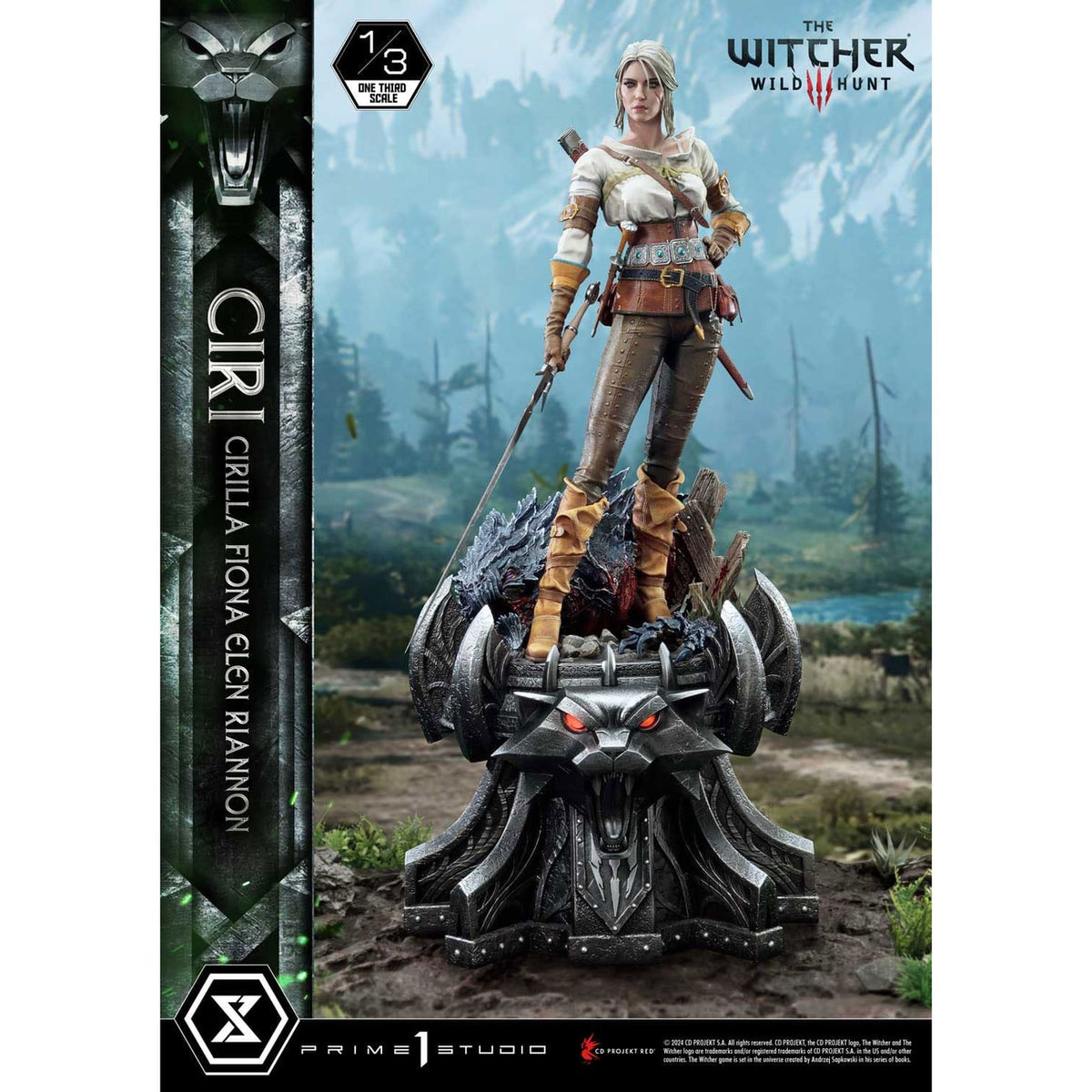 Produktbild The Witcher 3: Wild Hunt Museum Masterline Statue 1/3 Wild Hunt Ciri Fiona Elen Riannon 81 cm