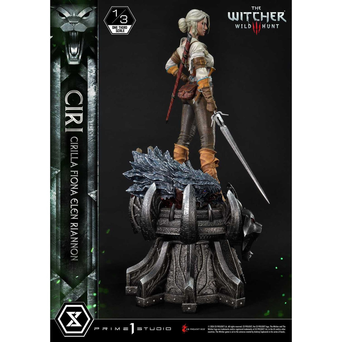 Image produit The Witcher 3: Wild Hunt Museum Masterline Statue 1/3 Chasse sauvage Ciri Fiona Elen Riannon 81 cm