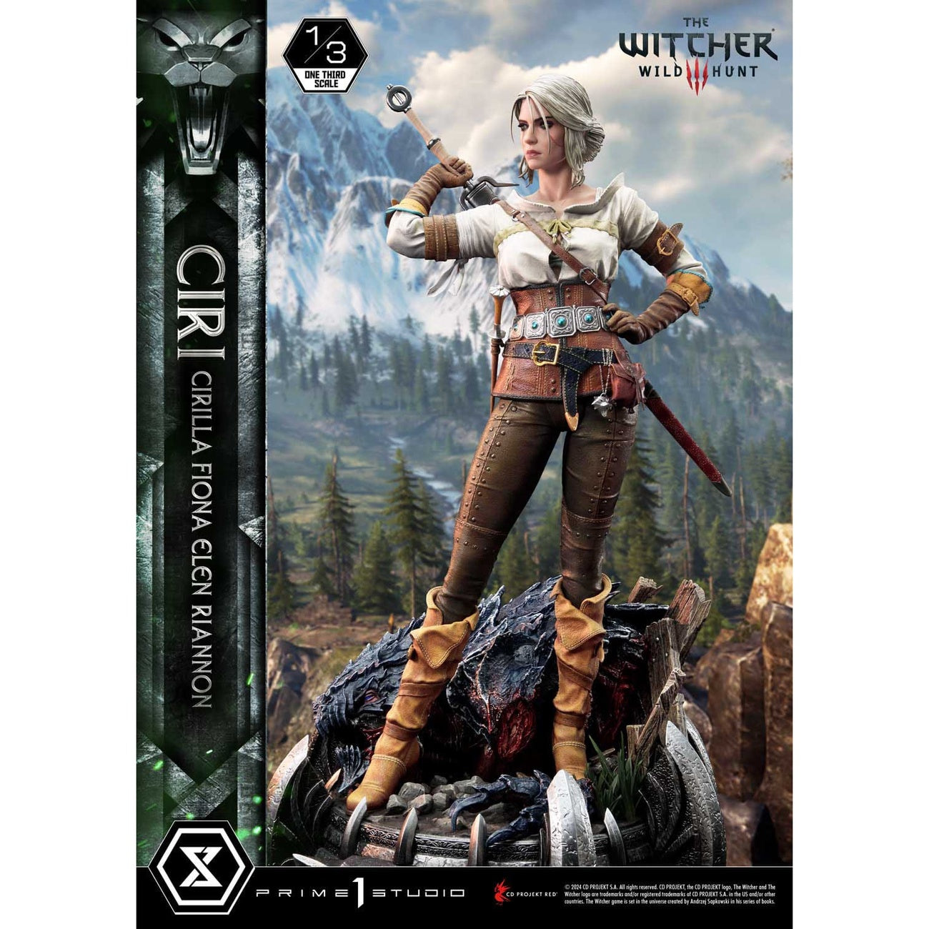 Produktbild The Witcher 3: Wild Hunt Museum Masterline Statue 1/3 Wild Hunt Ciri Fiona Elen Riannon 81 cm