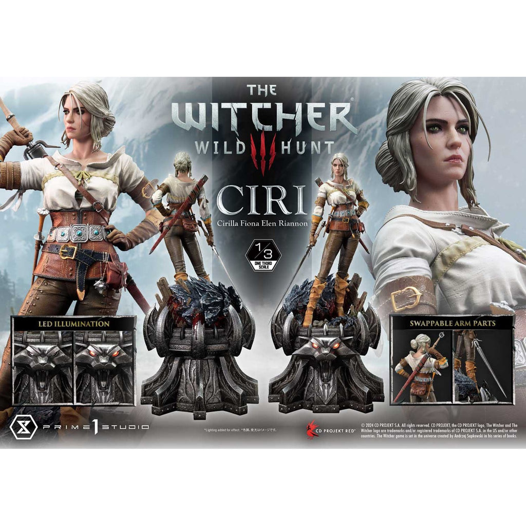 Image produit The Witcher 3: Wild Hunt Museum Masterline Statue 1/3 Chasse sauvage Ciri Fiona Elen Riannon 81 cm