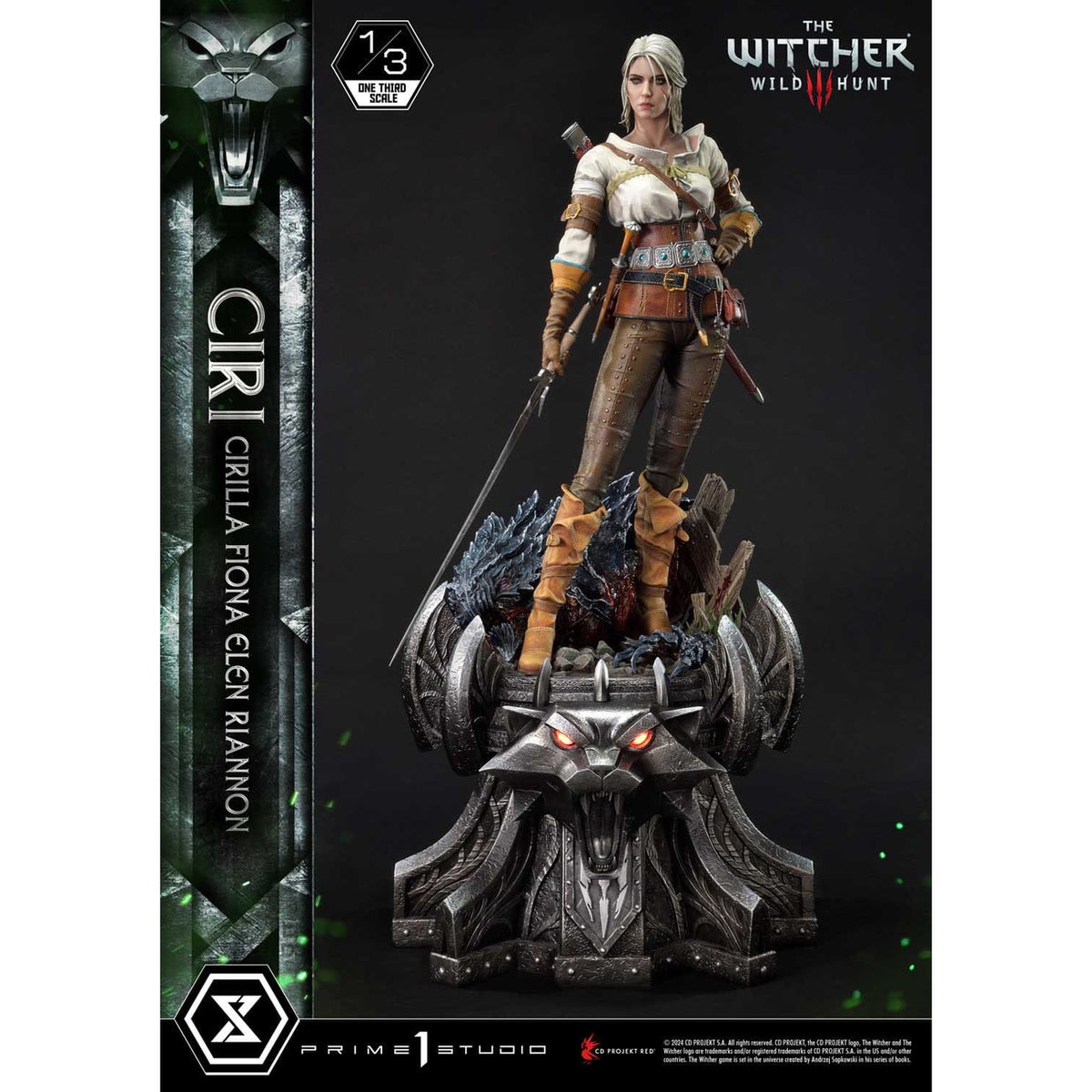 Image produit The Witcher 3: Wild Hunt Museum Masterline Statue 1/3 Chasse sauvage Ciri Fiona Elen Riannon 81 cm