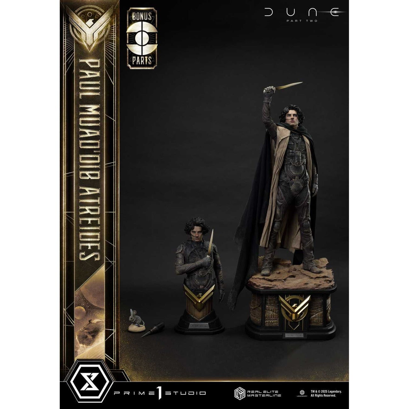 Produktbild Dune: Part Two Real Elite Masterline Series Statue 1/3 Paul Atreides Ultimate Bonus Version 90 cm