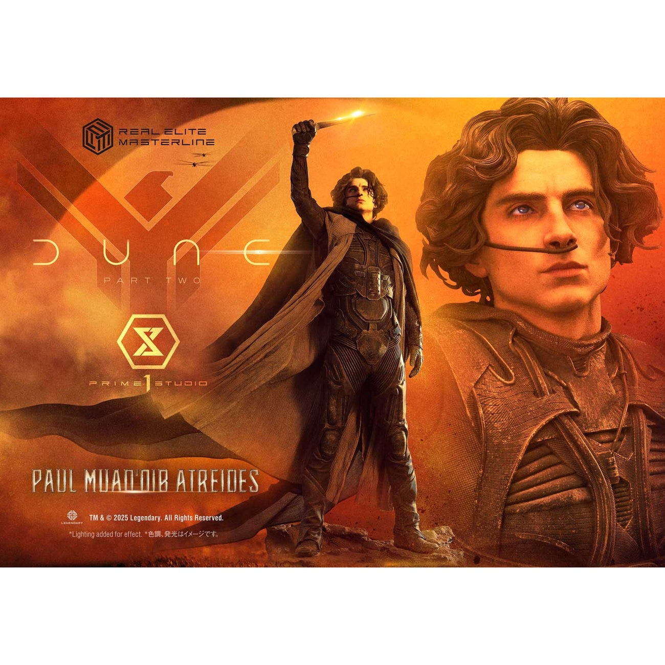 Produktbild Dune: Part Two Real Elite Masterline Series Statue 1/3 Paul Atreides Ultimate Bonus Version 90 cm