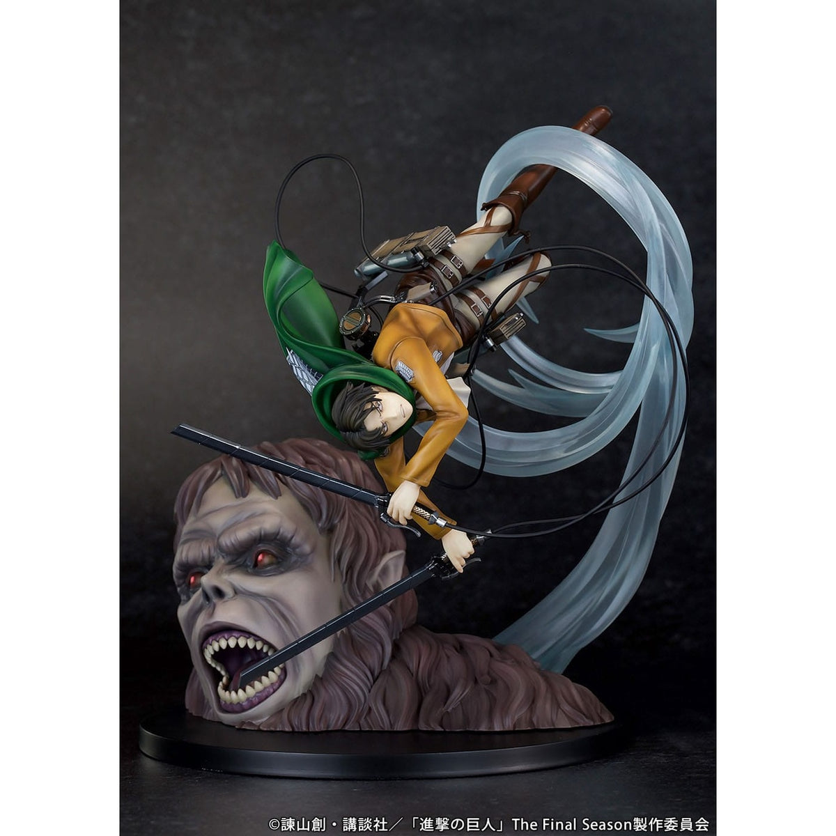 Produktbild Attack on Titan PVC Statue 1/7 Levi vs Beast Titan Ver. 28 cm