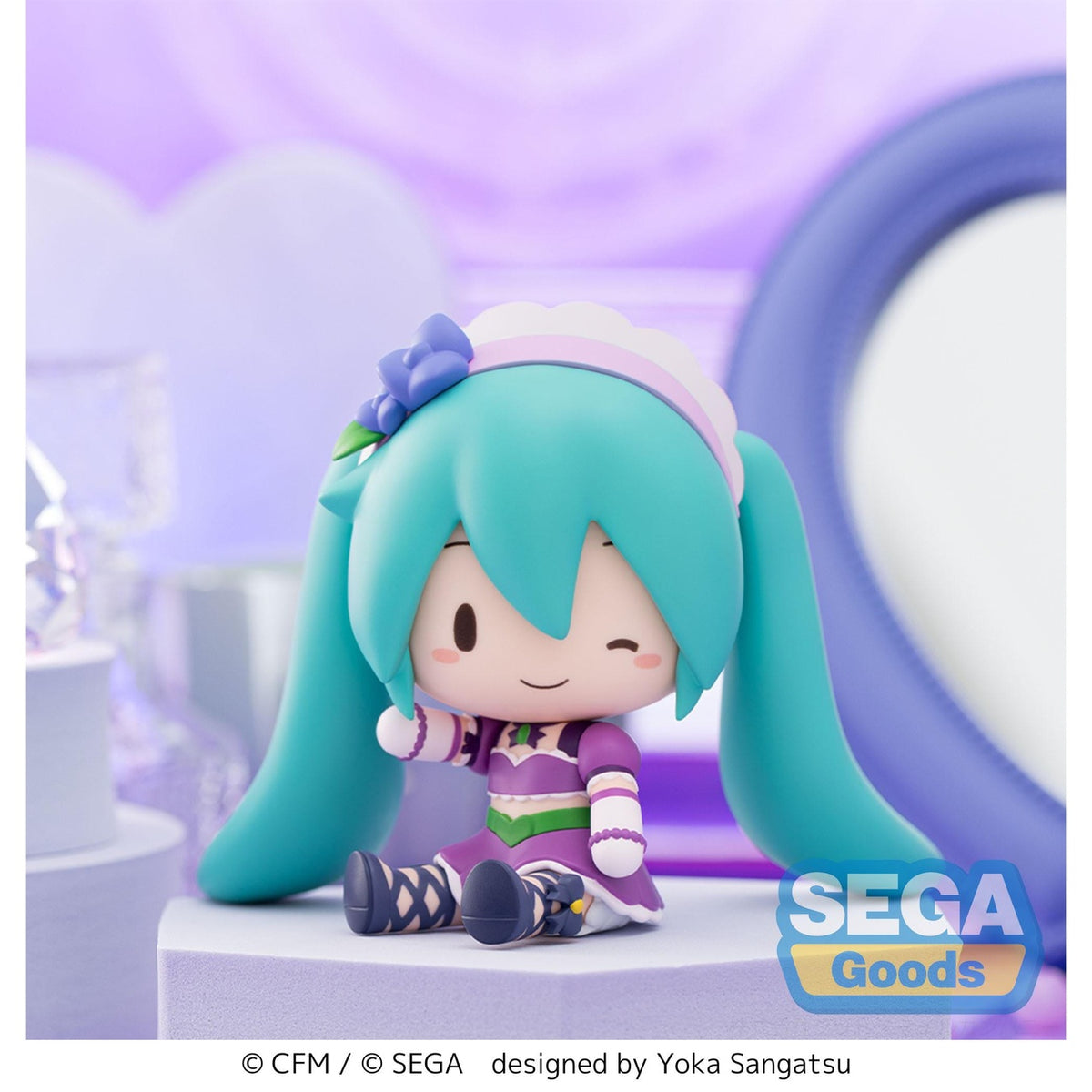 Image produit Character Vocal Series 01 : Figurine chibi Fuwa Petit Hatsune Miku Hatsune Miku x Love and Berry Dress Up and Dance! Sparkly