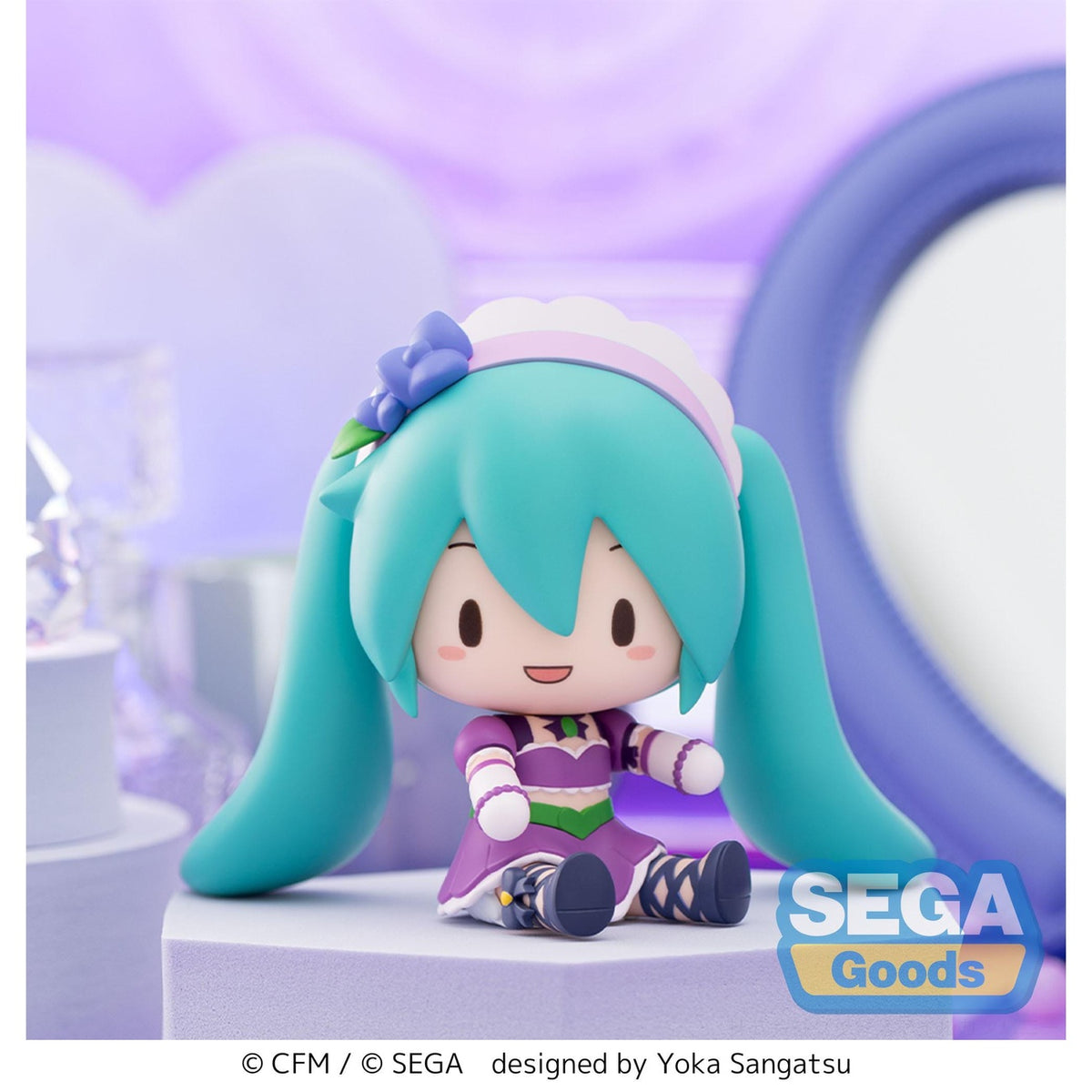 Image produit Character Vocal Series 01 : Figurine chibi Fuwa Petit Hatsune Miku Hatsune Miku x Love and Berry Dress Up and Dance! Sparkly